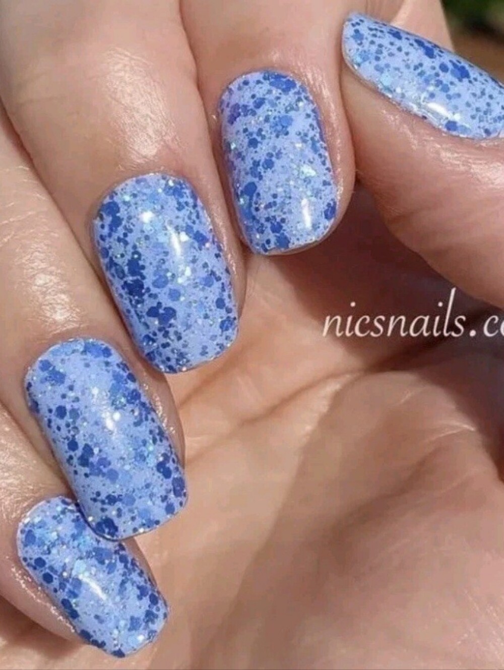 NWT COLOR STREET RETIRED GLITTERS NAIL STRIPS: ICE CASTLE!